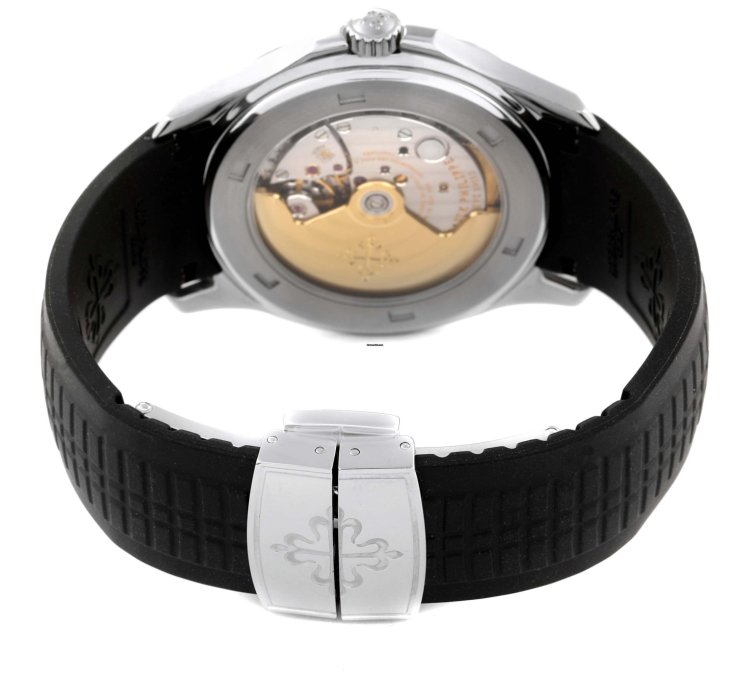 Patek Philippe Aquanaut Steel Rubber Strap Mens Watch 5165a
