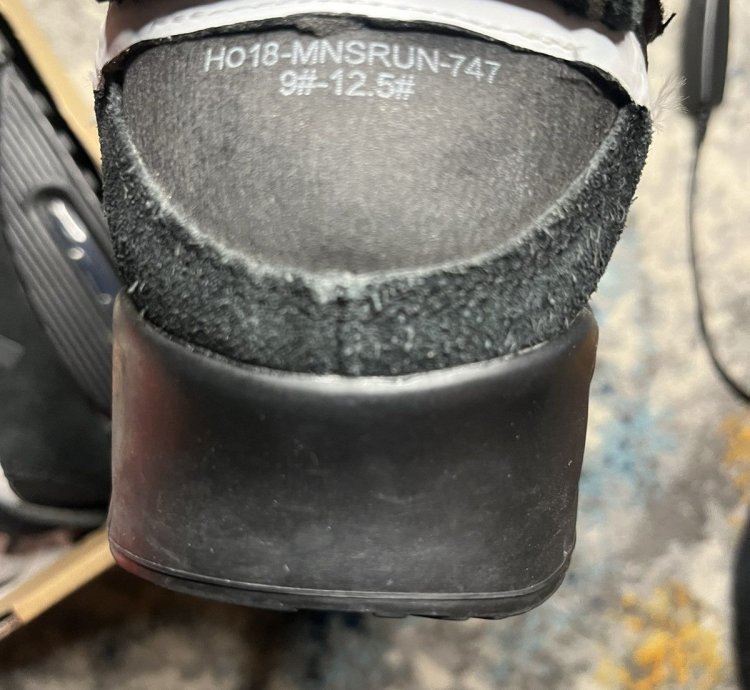 Off White Nike Air Max 90 The Ten Black Size 9
