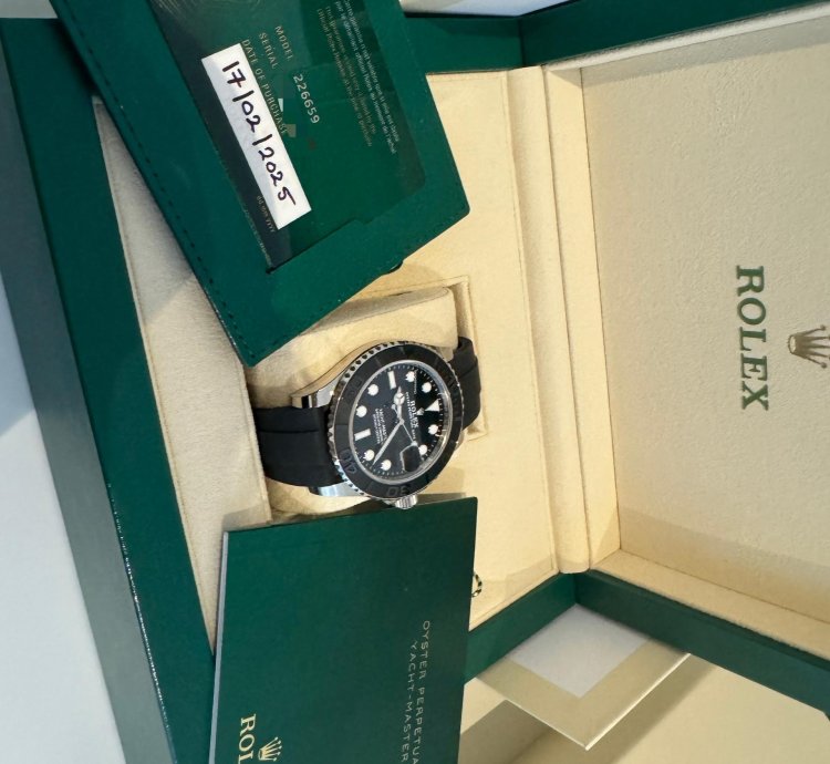 Rolex Yacht-master 42 Full Set White Gold Rolex Yacht Master 2025