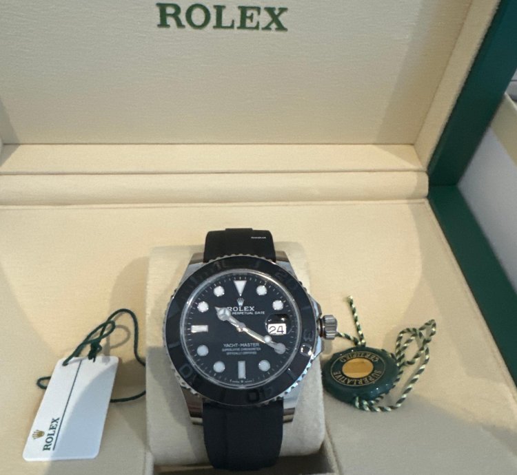 Rolex Yacht-master 42 Full Set White Gold Rolex Yacht Master 2025