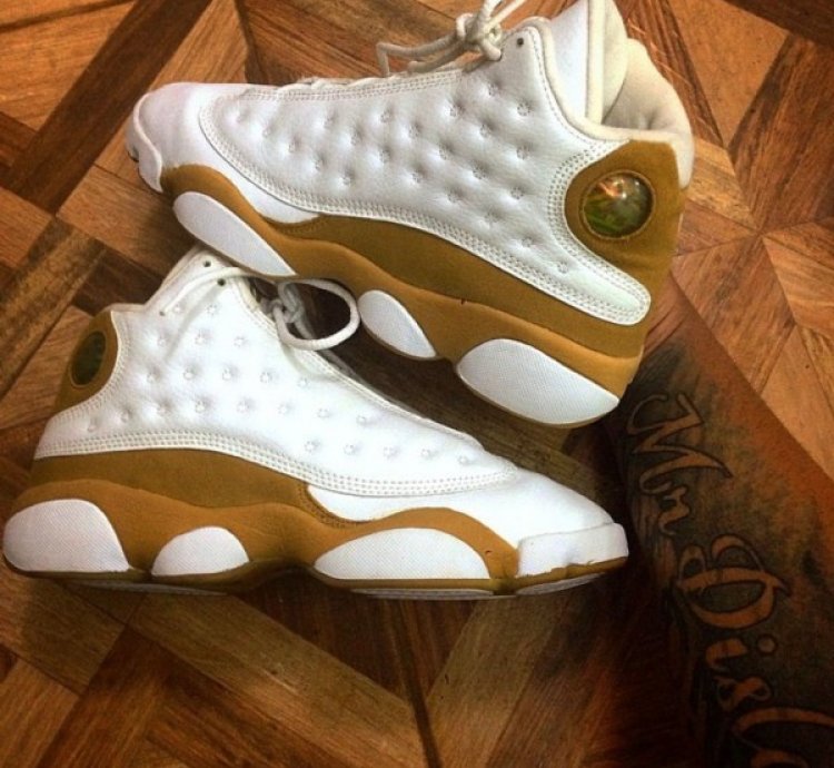 Nike Air Jordan 13 Wheat White Basketball Sneaker