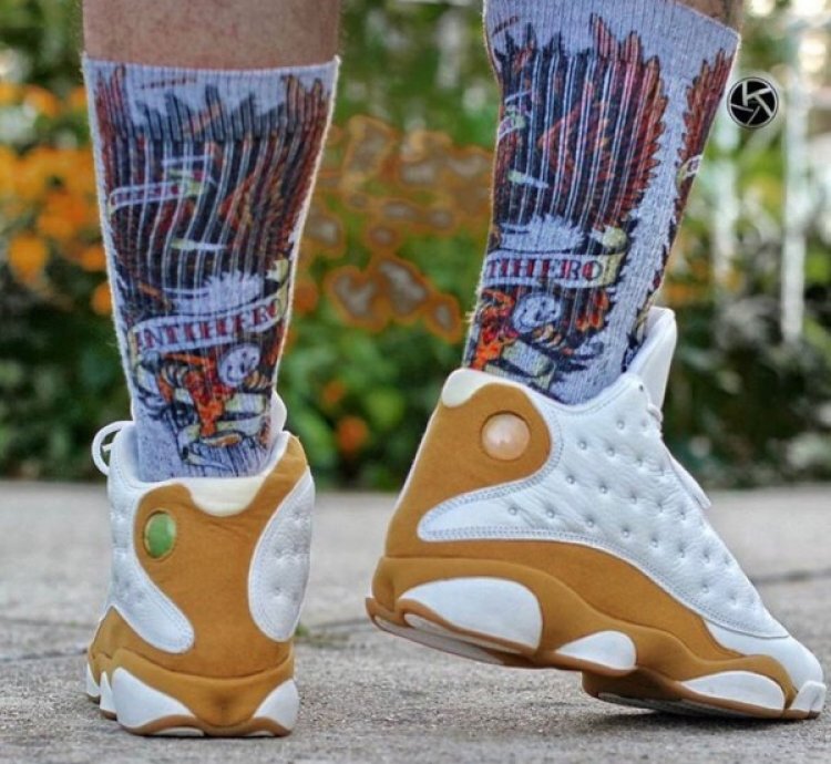 Nike Air Jordan 13 Wheat White Basketball Sneaker