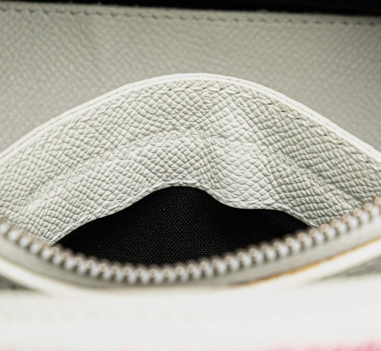Balenciaga White Xxs Grained Calfskin Graffiti Ville Top Handle Bag