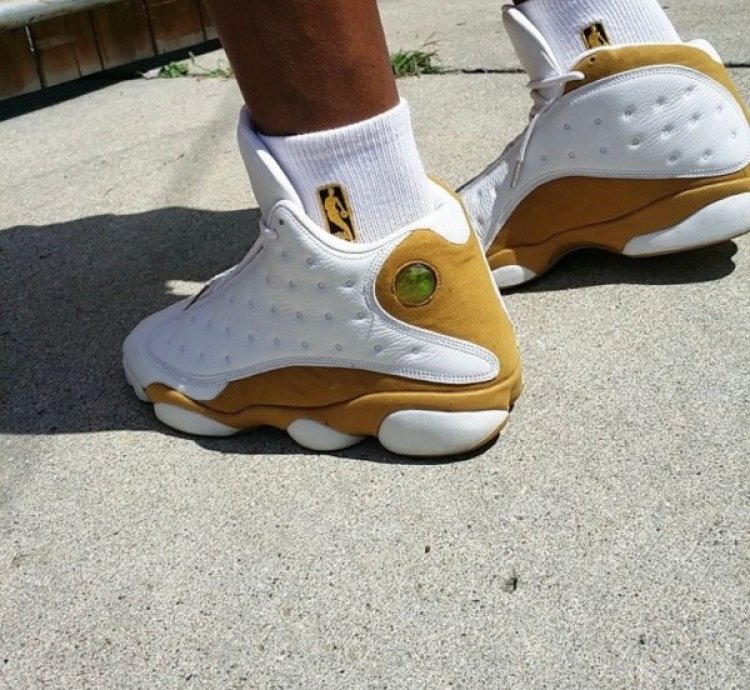 Nike Air Jordan 13 Wheat White Basketball Sneaker