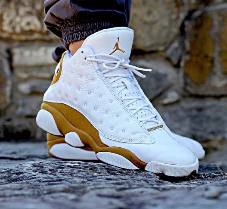 Nike Air Jordan 13 Wheat White Basketball Sneaker