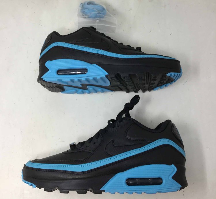 Undefeated Air Max 90 Black Blue Fury