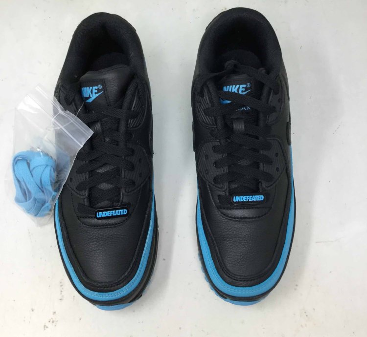 Undefeated Air Max 90 Black Blue Fury