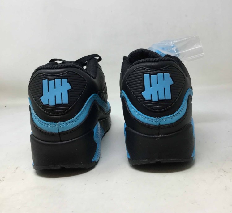 Undefeated Air Max 90 Black Blue Fury