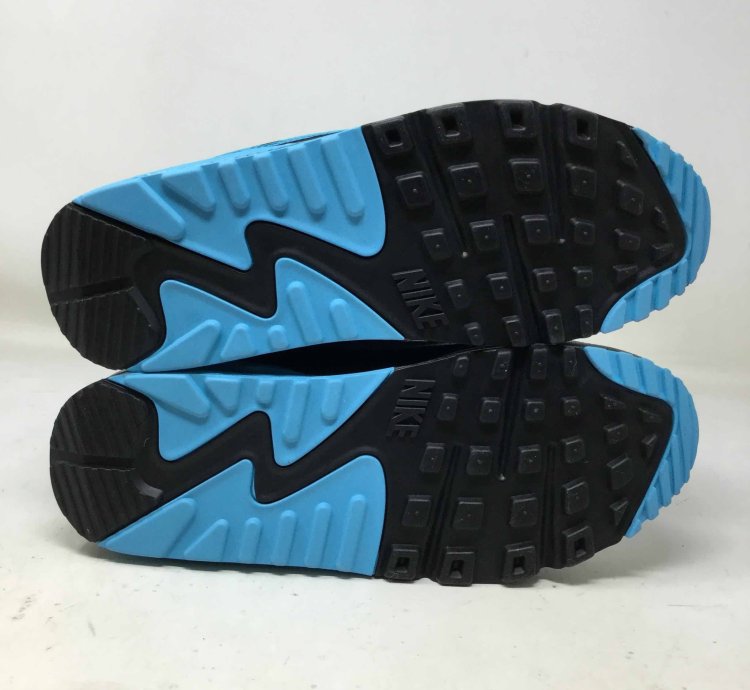 Undefeated Air Max 90 Black Blue Fury