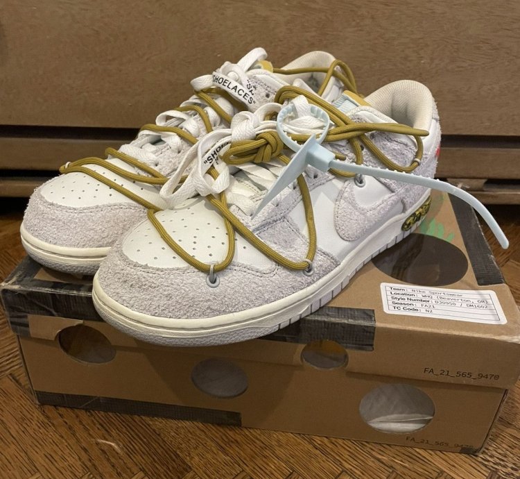Off White Nike Dunk Low Lot 37