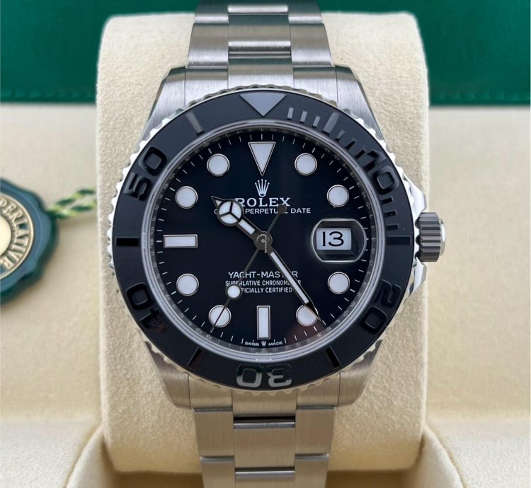 Rolex Yacht-master 42 In Stock 2024 Yacht-master 42 Black Dial 226627 Titanium Bracelet