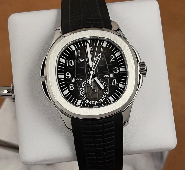 Patek Philippe Aquanaut Travel Time 5164 Dual Time Zone Complete Set In Stock