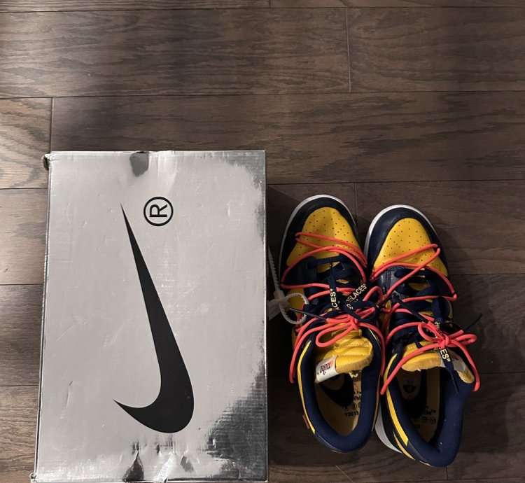 Off White Nike Dunk Michigan