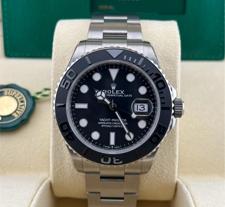Rolex Yacht-master 42 In Stock 2025 Yacht-master 42 Black Dial 226627 Titanium Bracelet