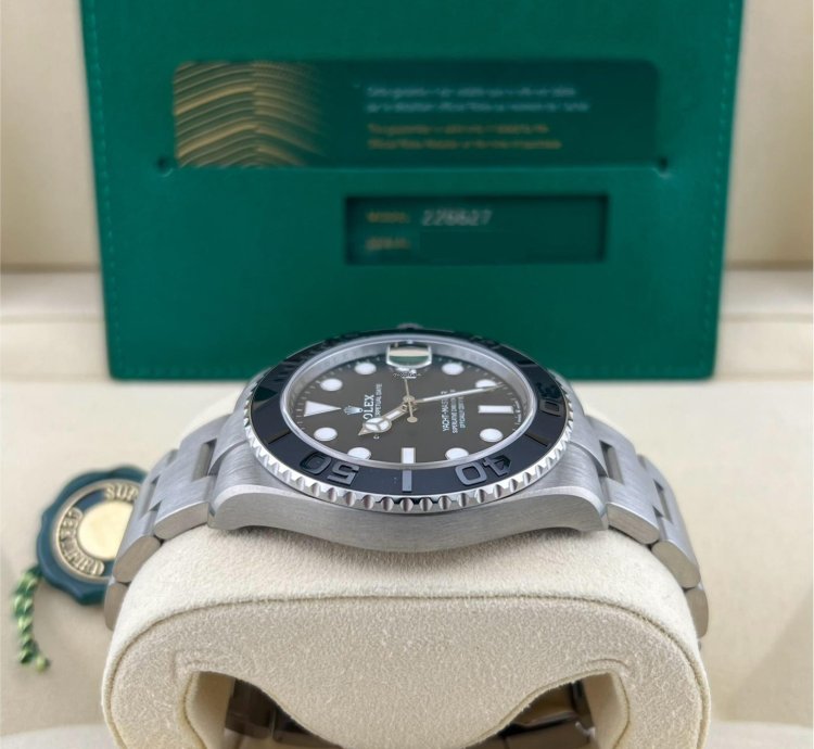 Rolex Yacht-master 42 In Stock 2025 Yacht-master 42 Black Dial 226627 Titanium Bracelet