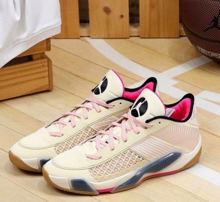 Nike Air Jordan 38 Sail Fresh Basketball Sneakers