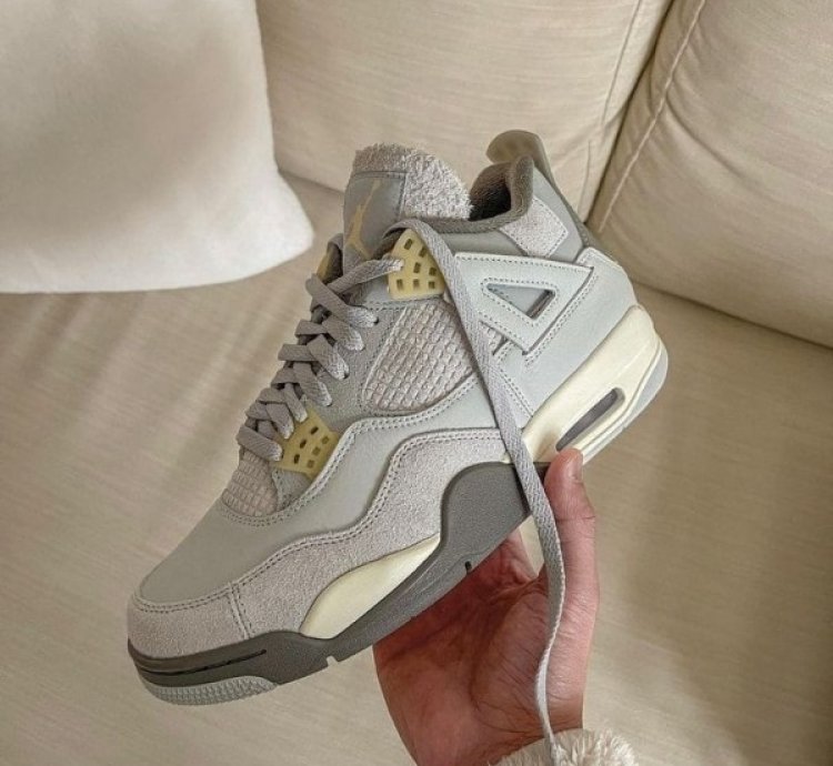 Nike Air Jordan 4 Craft Photon Dust Basketball Sneakers Semi Ua
