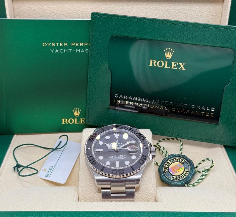 Rolex Yacht-master 42 New 2024 Yacht-master 42mm Titanium Unworn Complete Set
