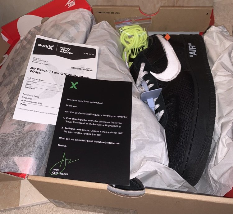 Off-white Air Force 1 Low Black 2018
