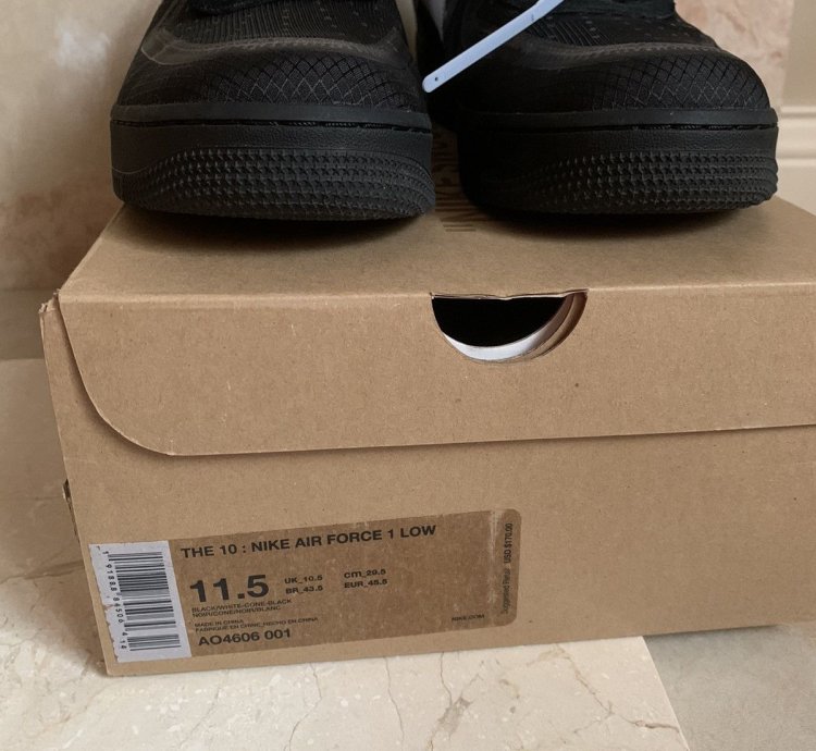 Off-white Air Force 1 Low Black 2018