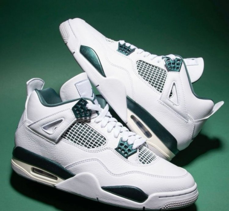 Nike Air Jordan 4 Oxidized Green Baskeball Sneakers