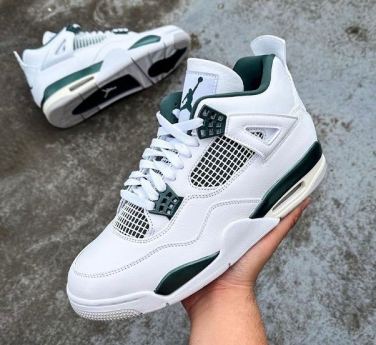 Nike Air Jordan 4 Oxidized Green Baskeball Sneakers