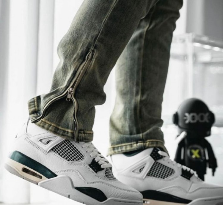 Nike Air Jordan 4 Oxidized Green Baskeball Sneakers