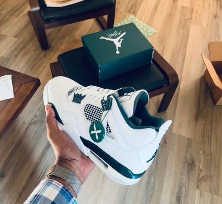 Nike Air Jordan 4 Oxidized Green Baskeball Sneakers