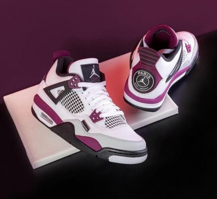 Nike Air Jordan 4 Psg Basketball Sneakers Semi Ua