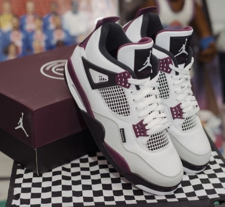 Nike Air Jordan 4 Psg Basketball Sneakers Semi Ua