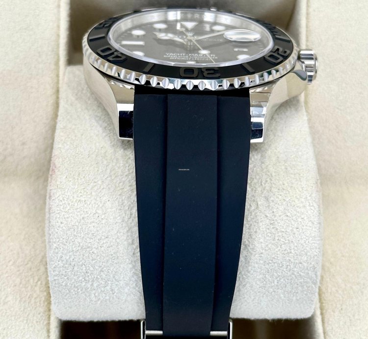 Rolex Yacht-master 42 New 2025 Rolex Yacht-master 42mm 226659 White Gold Oysterflex Black Dial