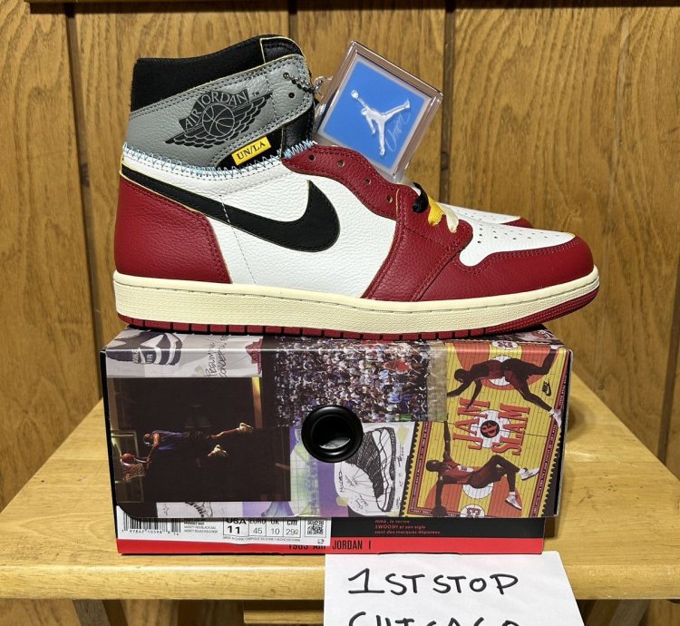 Union La Air Jordan 1 Retro Og Sp High Chicago Size 11 New