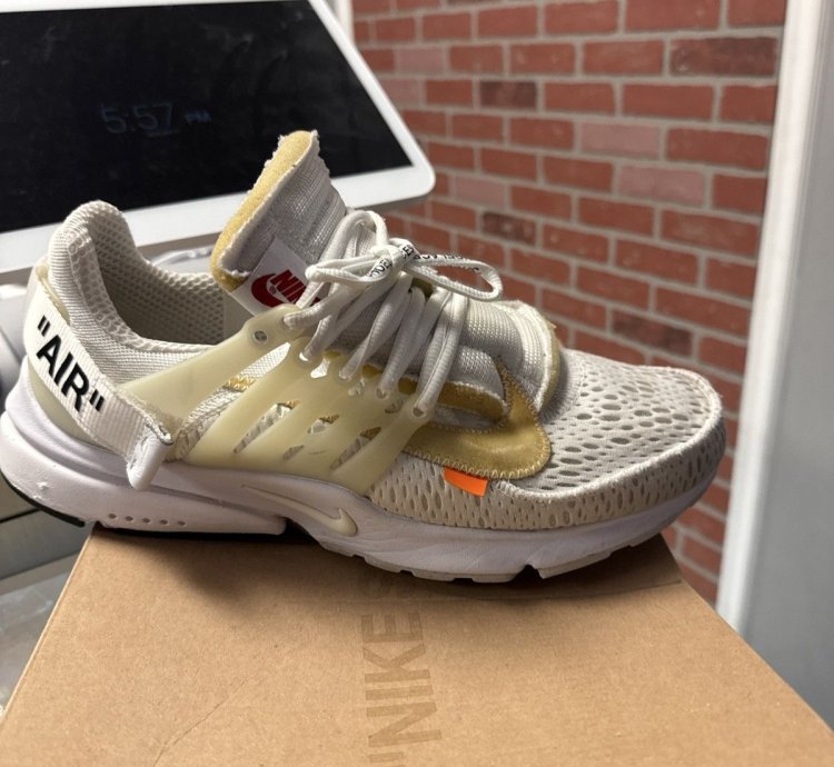 Off-white Air Presto White Size 10 Aa3830-100 Used