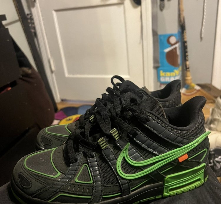 Off-white Air Rubber Dunk Green Strike