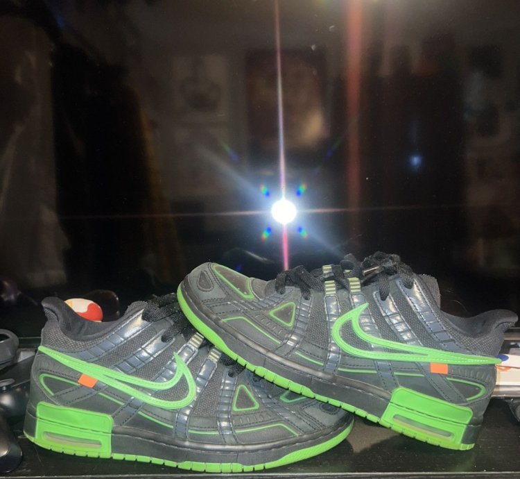 Off-white Air Rubber Dunk Green Strike