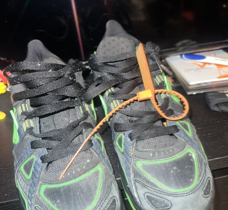Off-white Air Rubber Dunk Green Strike