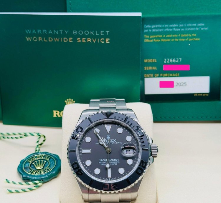Rolex Yacht-master 42 New 2025 Yacht-master 42mm Titanium Unworn Complete Set