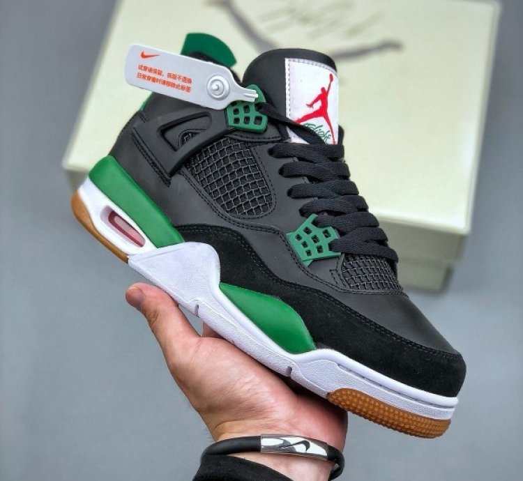 Nike Air Jordan 4 Sb Alternate Black Basketball Sneakers Semi Ua