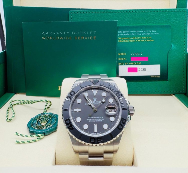 Rolex Yacht-master 42 New 2025 Yacht-master 42mm Titanium Unworn Complete Set