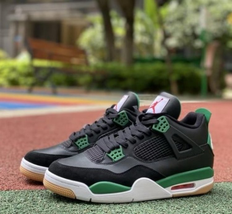 Nike Air Jordan 4 Sb Alternate Black Basketball Sneakers Semi Ua