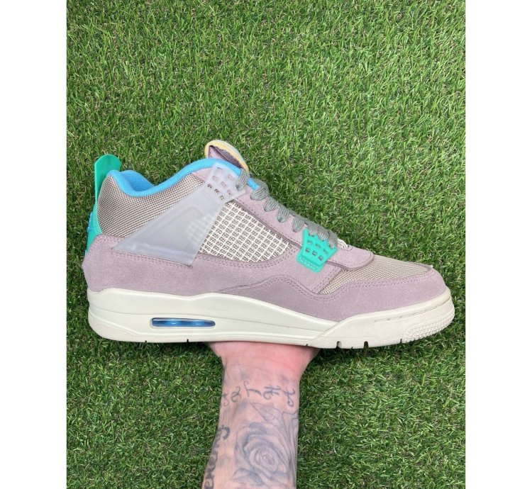 Union La Air Jordan 4 Retro Taupe Haze Worn 1-3x