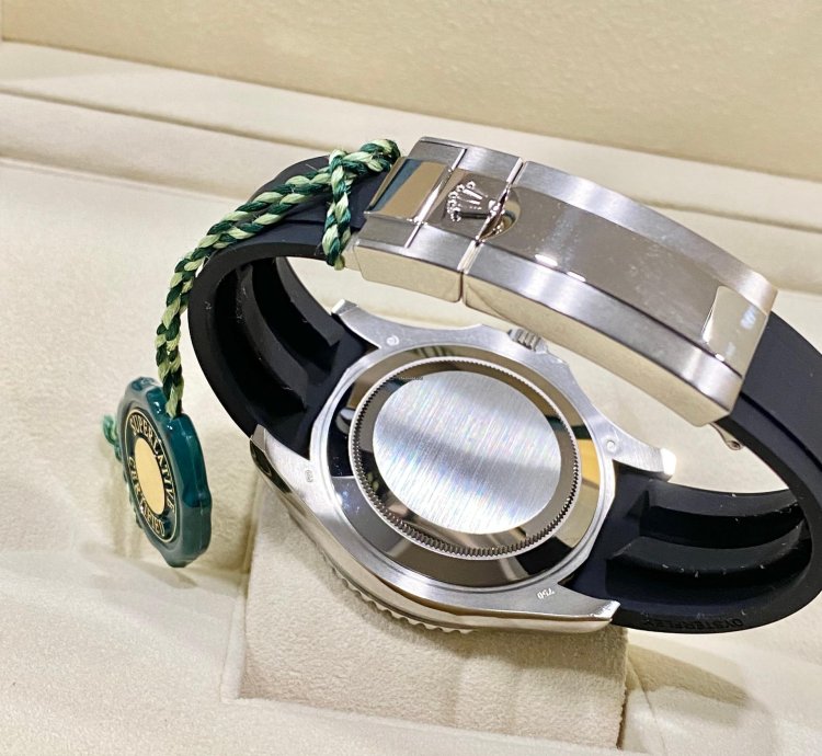 Rolex Yacht-master 42 New 226659 White Gold 18k Black Rubber Bracelet 42mm