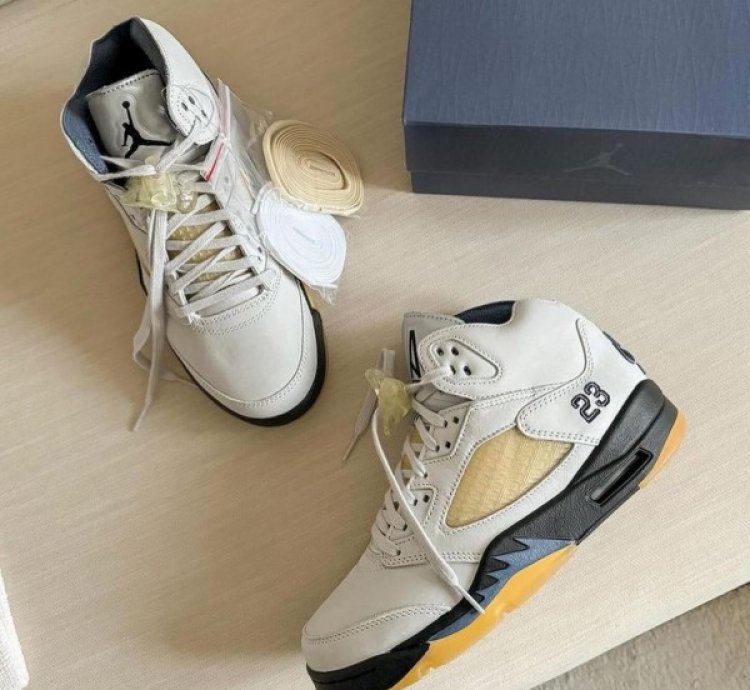 Nike Air Jordan 5 A Ma Maniere Dawn Basketball Sneakers