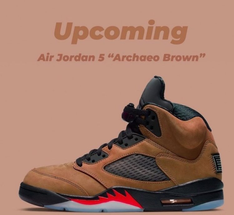 Nike Air Jordan 5 Archaeo Basketball Sneakers