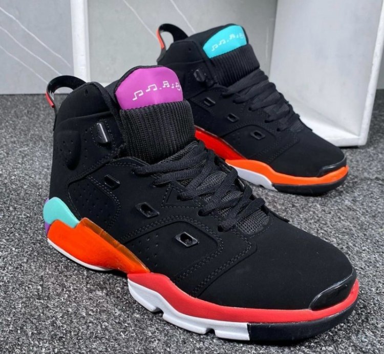 Nike Air Jordan 6 17 23 Multi Total Orange Basketball Sneakers