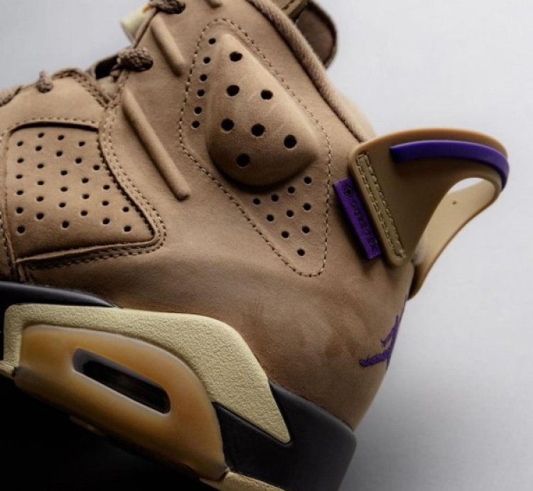 Nike Air Jordan 6 Gore Tex Brown Kelp Baskeball Sneakers