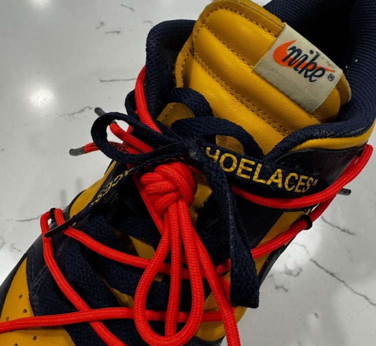 Off-white Nike Dunk Low University Gold