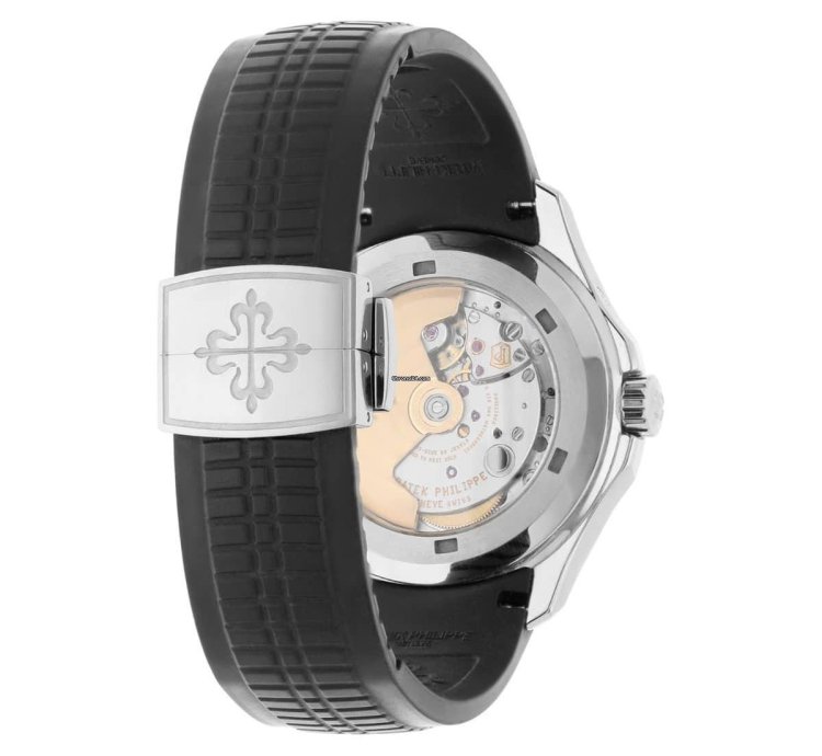 Patek Philippe Aquanaut Travel-time Steel Black Dial Watch 5164a-001 Box Papers