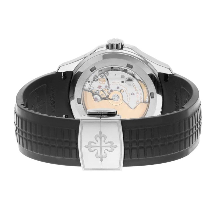 Patek Philippe Aquanaut Travel-time Steel Black Dial Watch 5164a-001 Box Papers
