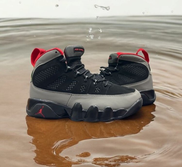 Nike Air Jordan 9 Charcoal Basketball Sneakers